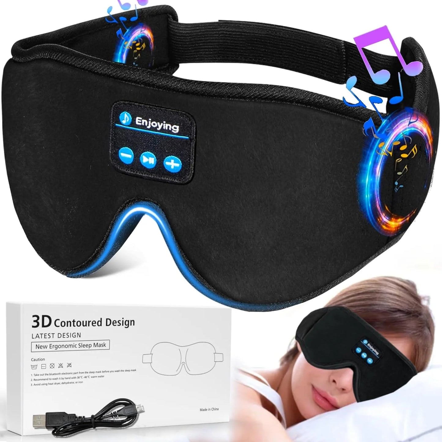 ZenMaske™ – Sleep Mask with Headphones